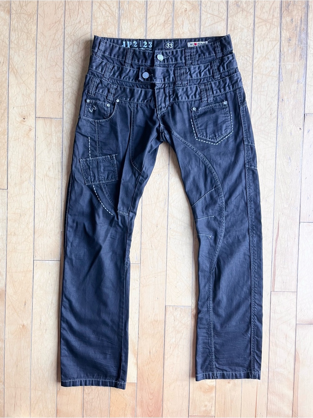 JAPRAG Y2K Japanese Denim by Okishana Samoki Y2K Streetwear Jeans Size 33